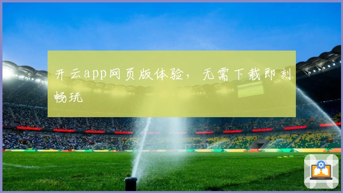 开云app网页版体验，无需下载即刻畅玩